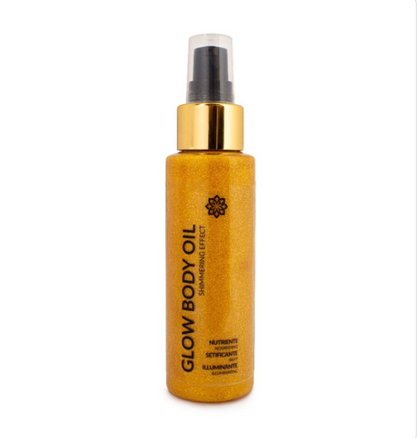 GLOW BODY OIL - HUILE NOURRISSANTE, SOYEUSE , ILLUMINATRICE ET PAILLETÉE - 100 ML CHOGAN