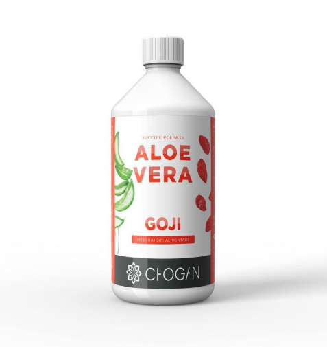 Chogan Bio Vegan Aloe Vera Saft Mit Goji-Beere  Vitamine A, B1, B2, B3,  B12, C  100% Natrlich Bio Maca Pulver