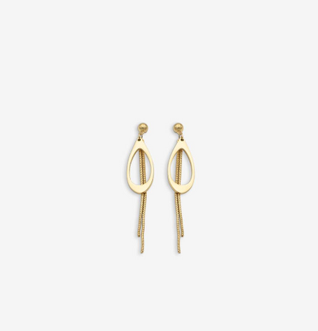 Boucles d’oreilles « Shiny Drop » plaquées en or 18 carats CHOGAN