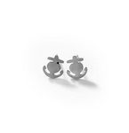 Boucles d'oreille ancre d'amour en acier 316 CHOGAN