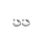 Boucles d'oreilles « Squared Hoop » en acier inoxydable CHOGAN