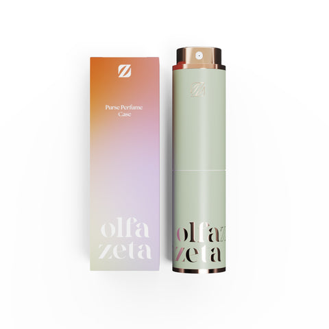 Étui Olfazeta à parfum de poche 'Modern' Vert